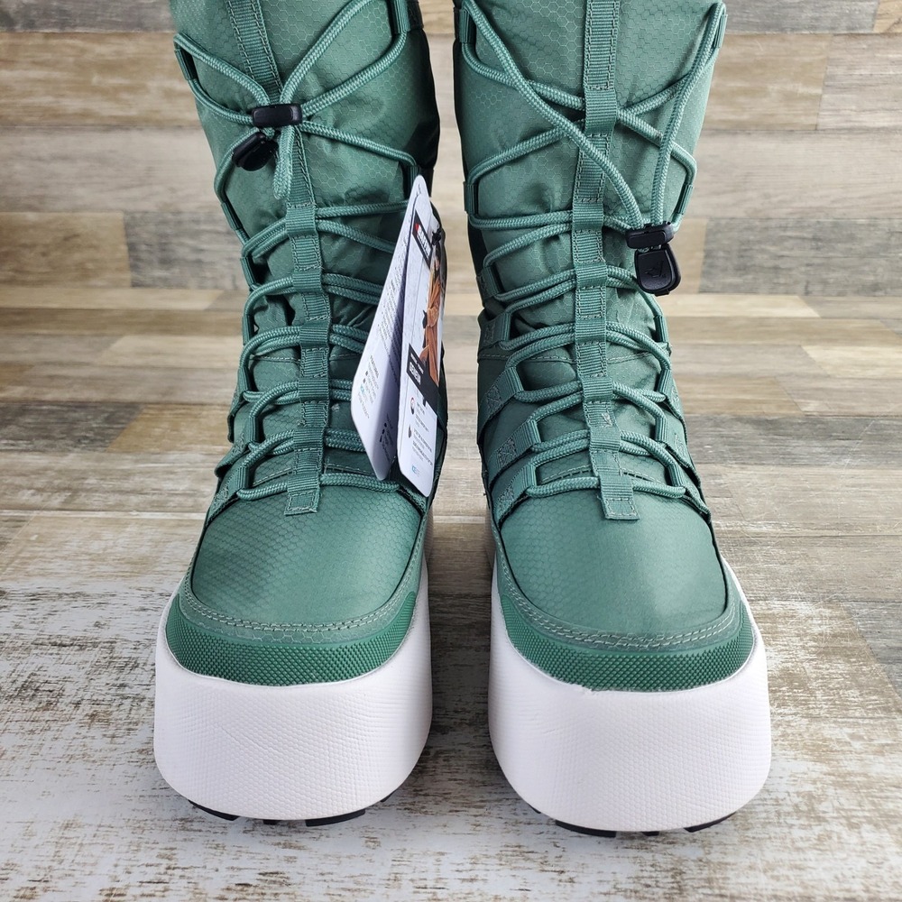Baffin Geneva Womens Winter Platform Boots Sz 7 Sea Green Waterproof Insulated - Picture 4 of 9